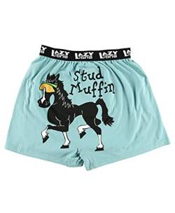 Lazy One Lustige Tier-Boxershorts, humorvolle Unterwäsche, Gag Geschenke für Männer - - Large von Lazy One