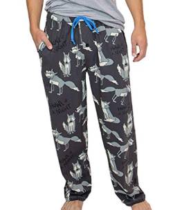 LazyOne Unisex Howl of a Night Pyjama Hosen Erwachsenen Medium von Lazy One