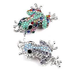 Lckiioy 2 Stück Brosche Mode Wild Pin Kleidung Zubehör für Frauen Schmuck, Metall von Lckiioy