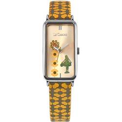 Le Carose Damen Analog Quarz Uhr mit Leder Armband OROTT05 von Le Carose