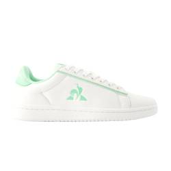 Le Coq Sportif Damen LCS Court Clean W Optical White/Green Sneaker, 41 EU von Le Coq Sportif