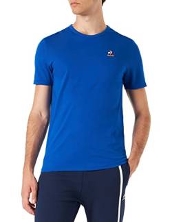 Le Coq Sportif Herren ESS Tee S Nr. 3 M T-Shirt, blau, XS von Le Coq Sportif