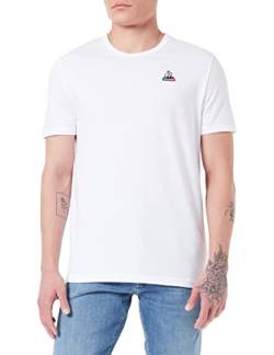 Le Coq Sportif Herren ESS Tee Ss No.3 M T-Shirt, Weiß, XL von Le Coq Sportif