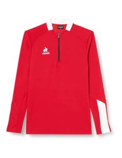 Le Coq Sportif Herren Nr.1 Training Sweat 34 Zip M Sweatshirt, Pur Rouge (rot), 4X-Large von Le Coq Sportif