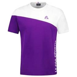 Le Coq Sportif Unisex Bat Tee SS Nr. 2 M N.o.w/Violet J. T-Shirt, L von Le Coq Sportif