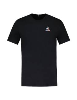 Le Coq Sportif Unisex ESS Tee Ss Nr. 4 M Black T-Shirt, Schwarz, M von Le Coq Sportif