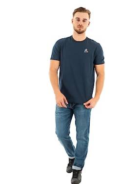 Le Coq Sportif Unisex ESS Tee Ss Nr. 4 M Dress Blues T-Shirt, blau, 56 von Le Coq Sportif