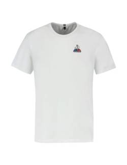 Le Coq Sportif Unisex ESS Tee Ss Nr. 4 M New Optical White T-Shirt, 56 von Le Coq Sportif