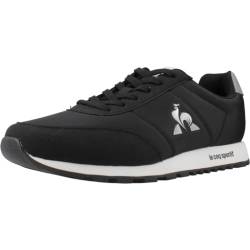 Le Coq Sportif Unisex Racerone_2 Black/Silver Sneaker, Schwarz/silberfarben, 37 EU von Le Coq Sportif