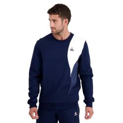 Le Coq Sportif Unisex Saison 1 Crew Sweatshirt Nr. 1 M Nachtblau Pullover, blau, Small von Le Coq Sportif