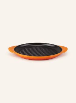 Le Creuset Grillplatte Tradition orange von Le Creuset