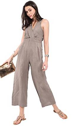 Le Jardin du Lin Damen Jumpsuit, Maulwurf, 34(FR 36) von Le Jardin du Lin