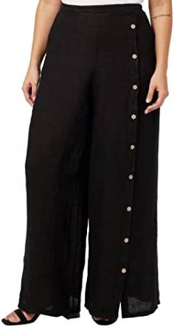 Le Jardin du Lin Damen Trlsc101579 Casual Pants, Schwarz, 40 EU von Le Jardin du Lin