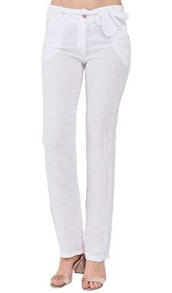 Le Jardin du Lin Damen Trysc100952 Casual Pants, Weiß, 34 EU von Le Jardin du Lin