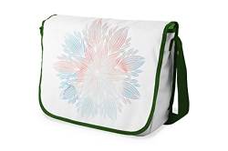 Le Jardin du Lin Digital Bedruckte Messenger Schultaschen mit Khaki Riemen für Mädchen und Jungen, Zurück zur Schule, Kuriertaschen für Schüler, Umhängetaschen, Größe: 29x36 Cm von Le Jardin du Lin