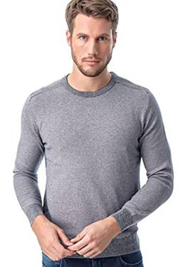 Le Jardin du Lin Men's TRMRVN100122 Pullover Sweater, Grau, XL von Le Jardin du Lin