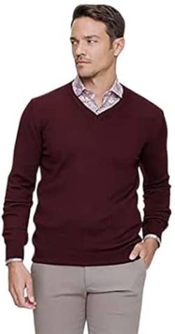 Le Jardin du Lin Men's TRMRVN100156 Pullover Sweater, Burgund, S von Le Jardin du Lin