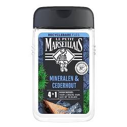 Le Petit Marseillais 4in1 Duschgel mit Mineralien und Zedernholz, erfrischender Effekt und pH-neutral für die Haut, 12x250 ml von Le Petit Marseillais