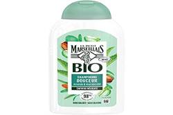 Le Petit Marseillais Bio-Shampoo, Sanftung, Aloe Vera & Mandel, Delicats, 1 Stück, 250 ml von Le Petit Marseillais