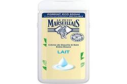 Le Petit Marseillais Duschcreme, extra weich, Milch, 650 ml von Le Petit Marseillais
