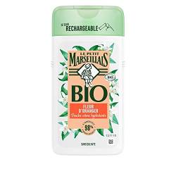 Le Petit Marseillais | Feuchtigkeitsspendende Bio-Orangenblüte Duschcreme (250 ml Flasche), Duschgel mit 98% natürlichen Inhaltsstoffen – recycelbare und nachfüllbare Verpackung von Le Petit Marseillais