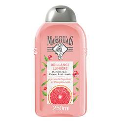 Le Petit Marseillais Shampoo Brillance Lumiere – Zeste de Grapefruit Bio – Flasche mit 250 ml von Le Petit Marseillais