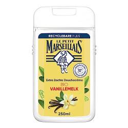 Le Petit Marseillais extra weiche Duschcreme Bio Vanillemilch, pH-neutral für die Haut und dermatologisch getestet 12x250ml von Le Petit Marseillais