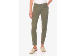 Slim-fit-Jeans LE TEMPS DES CERISES "BALARD" Gr. 30, EURO-Größen, grün Damen Jeans Röhrenjeans von Le Temps Des Cerises