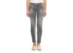 Slim-fit-Jeans LE TEMPS DES CERISES Gr. 34, EURO-Größen, grau (anthrazit) Damen Jeans Röhrenjeans von Le Temps Des Cerises