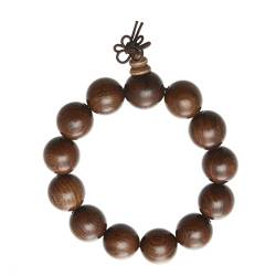LeGDOr 1 Stück natürliche Vintage Männer runde Holzkugel Armband Perlen Buddha Gebet Charm Armbänder-C2 von LeGDOr