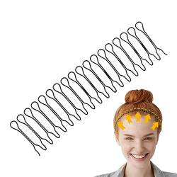 Haarkammklammern - Unsichtbarer Haarfixierer U-Pin,Dekoratives Hochsteckfrisur-Styling-Werkzeug für Damen- und Mädchenfrisuren, Haarschmuck, Haarkä me von LeKing