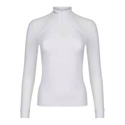 LeMieux Olivia Damen Show Shirt Langarm - Weiß von LeMieux