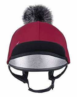 LeMieux Unisex Pom Hat Silk Mulberry Hut, Maulbeere, One Size von LeMieux