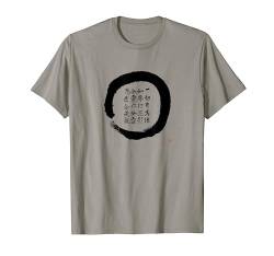 Enso Zen Kreis Original Japanische Diamant-Sutra Kalligrafie T-Shirt von LePlusChic
