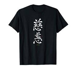 Japanisches Schriftzeichen Mitgefühl Empathie Kalligrafie T-Shirt von LePlusChic