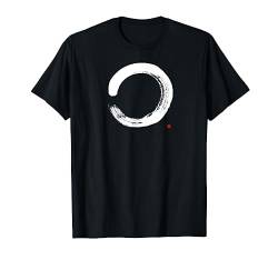 Zen Enso Kreis Handgemalter Kunstvoller Enso Kreis Japan T-Shirt von LePlusChic