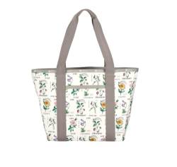 LeSportsac Garden Grows Everyday Reißverschluss-Handtasche/Reisetasche, Stil 3867/Farbe E701, romantische Blüten, saftige Erdbeeren & Verdant Greenery, bunte Blüten), Einheitsgröße von LeSportsac