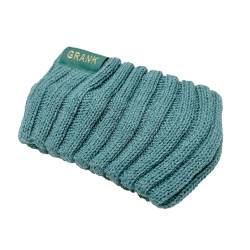 Elastisches Damen-Stirnband, Winter-Kopfbedeckung, dick, gestrickt, weich, einfarbig, hohe Elastizität, rutschfest, hält warm, Sportschweiß, Absorgrün von Leadrop