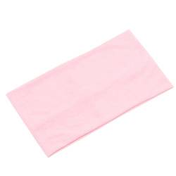 Haarband elastisch breit elastisch bequem Haarbänder kompatibel mit Yoga Pink von Leadrop