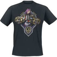 Arcane: League Of Legends - Gaming T-Shirt - VI - Enforcer - M bis XXL - für Männer - Größe M - schwarz  - EMP exklusives Merchandise! von League Of Legends