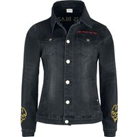 League Of Legends - Gaming Jeansjacke - Miss Fortune - No Prey No Pay - S bis XXL - für Damen - Größe S - schwarz  - EMP exklusives Merchandise! von League Of Legends