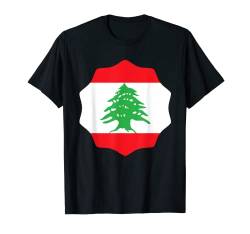 Libanon Herz Zeder Wappen Libanese Libanesin Flagge Lebanon T-Shirt von Lebanon Fahne Zeder Libanesischen Libanon Fun Deko