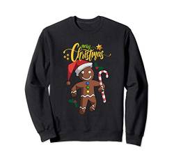 Weihnachtsmann Frohe Weihnachten Kinder Lebkuchen Sweatshirt von Lebkuchen Weihnachten T-Shirts & Geschenkideen