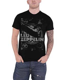 LED Zeppelin Vintage Print LZ1 T-Shirt M von Led Zeppelin