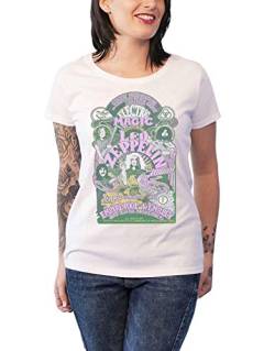 Led Zeppelin T Shirt Electric Magic Band Logo offiziell Damen Skinny Fit Weiß M von Led Zeppelin