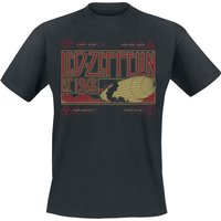 Led Zeppelin T-Shirt - Zeppelin & Smoke - M bis 3XL - für Männer - Größe 3XL - schwarz  - Lizenziertes Merchandise! von Led Zeppelin
