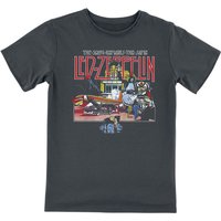 Led Zeppelin T-Shirt für Kinder - Amplified Collection - Kids - The Song Remains The Same Tour - für Mädchen & Jungen - charcoal  - Lizenziertes von Led Zeppelin
