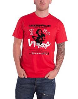 Led Zeppelin T Shirt is My Brother Band Logo Nue offiziell Herren Rot XL von Led Zeppelin