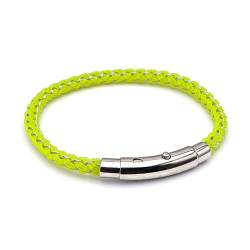 Leddy Living Damen-Armband, geflochten, verstellbar, 19/20 cm, Neonfarben, Freundschaftsarmband, Geschenkidee für Handgelenk und Knöchel von Mädchen und Mutter Schmuck, 19-20 cm REGOLABILE von Leddy Living