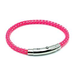 Leddy Living Damen-Armband, geflochten, verstellbar, 19/20 cm, Neonfarben, Freundschaftsarmband, Geschenkidee für Handgelenk und Knöchel von Mädchen und Mutter Schmuck, 19-20 cm REGOLABILE von Leddy Living